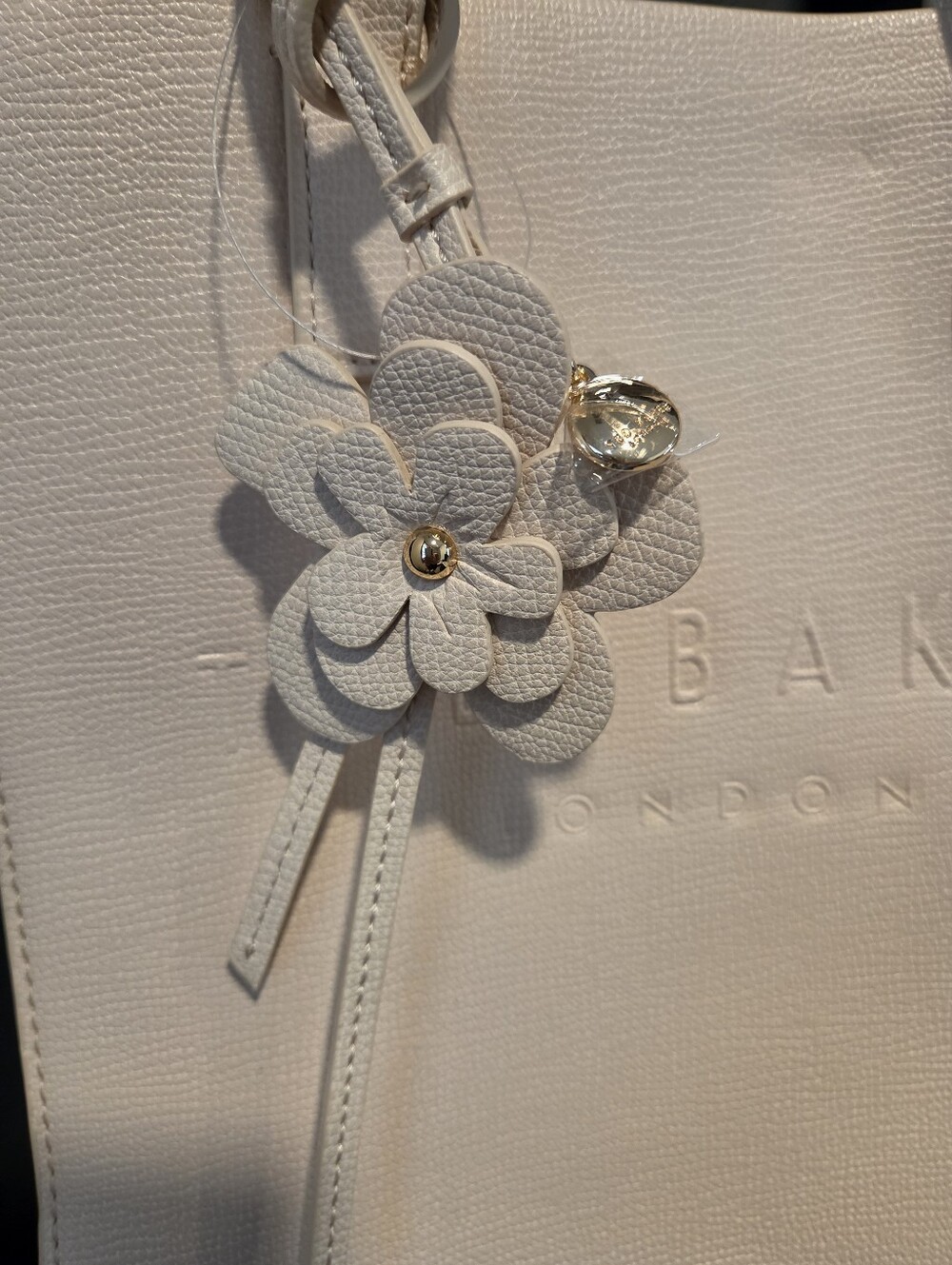 Ted Baker London Ivory Floral Charm Tote Bag - Picture 3 of 9